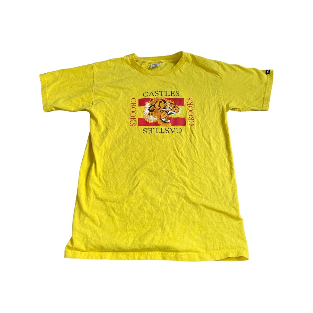 Crooks and castles yellow shirt small